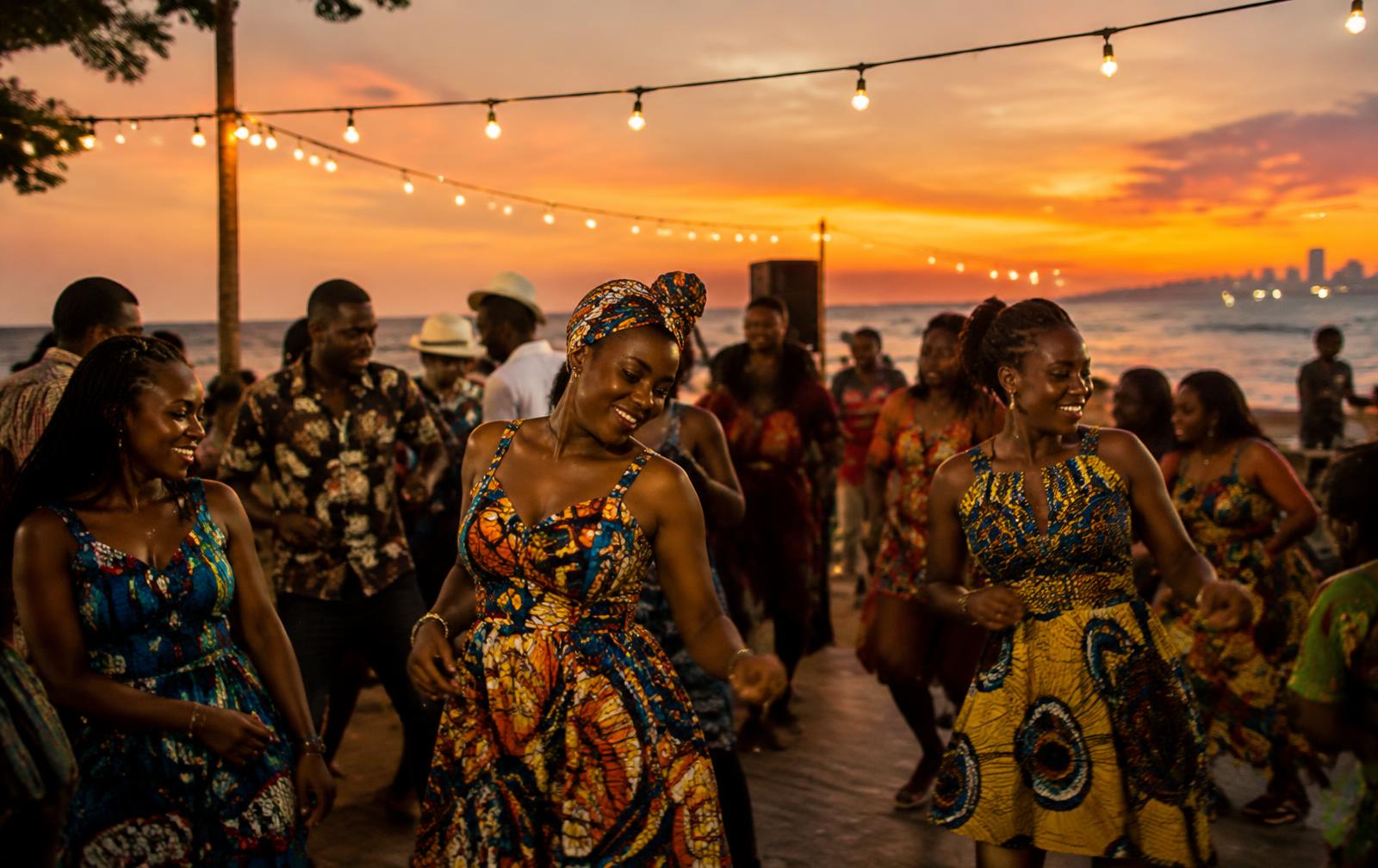 Celebration by the ocean in Dar es Salaam